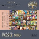 Puzzle drewniane 1000 elementów Przewodniki po świecie