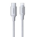 Kabel Lightning do USB-C 2.0 UGREEN PD 3A US304, 1m (srebrny)
