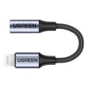 Adapter audio Ugreen US211 Lightning do Mini Jack 3.5mm 0.1m (czarny)