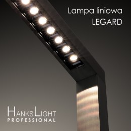 Lampa LED,HanksLight,stojąca, alu,1200*2146mm,up21W/down36W,4000K