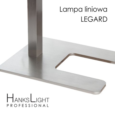 Lampa LED,HanksLight,stojąca, alu,1200*2146mm,up21W/down36W,4000K