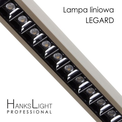 Lampa LED,HanksLight,stojąca, alu,1200*2146mm,up21W/down36W,4000K