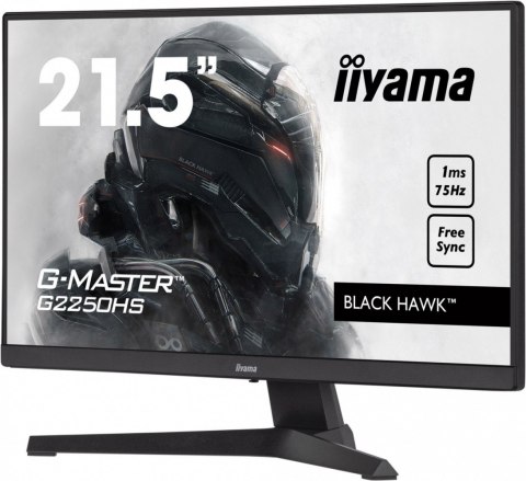 Monitor 21.5 cala G-MASTER G2250HS-B1 1ms,HDMI,DP,FSync,2x2W,VA