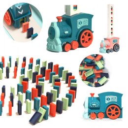 WOOPIE Electric Train Locomotive for Domino Blocks 63 pcs.