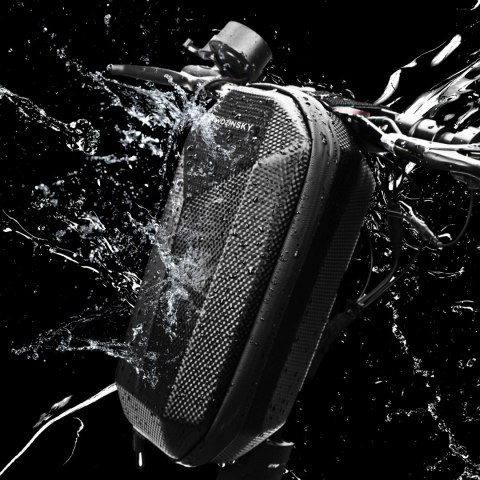 Wodoodporna torba na kierownicę hulajnogi torba na hulajnogę 4 l czarna