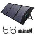 Ładowarka solarna słoneczna składana 120W DC 3 xUSB czarna