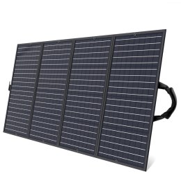 Ładowarka solarna słoneczna turystyczna składana 160W czarna