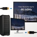 Kabel DisplayPort M/M 4K/60Hz, 3m Czarny