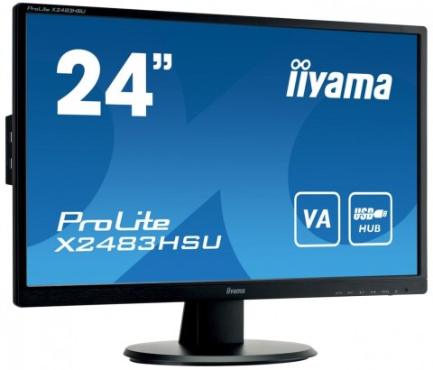 Monitor 23.8 cala X2483HSU-B5 VA,HDMI,DP,USBx2,2x2W,ACR-80M:1