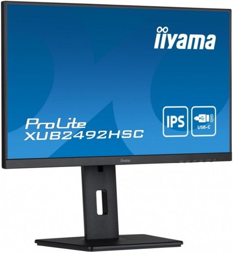 Monitor 24 cale XUB2492HSC-B5 IPS,USB-C,HDMI,DP,USB3.0,HAS(150mm)