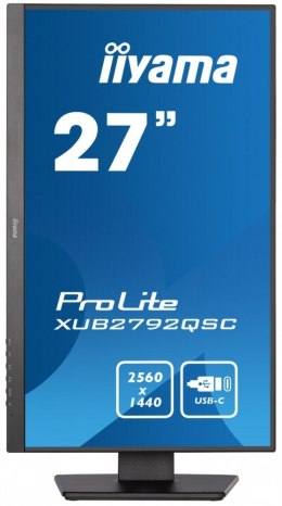 Monitor 27 cali XUB2792QSC-B5 IPS,QHD,USB-C,HDMI,DP,USB3.0,HAS(150mm)