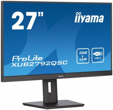 Monitor 27 cali XUB2792QSC-B5 IPS,QHD,USB-C,HDMI,DP,USB3.0,HAS(150mm)