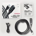 ADR-310 USB 3.0 A-M -> A-F aktywny kabel przedłużacz/wzmacniacz 10m