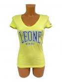 T-shirt damski LEONE LW1022/S16 żółty "S"