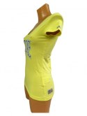 T-shirt damski LEONE LW1022/S16 żółty "S"