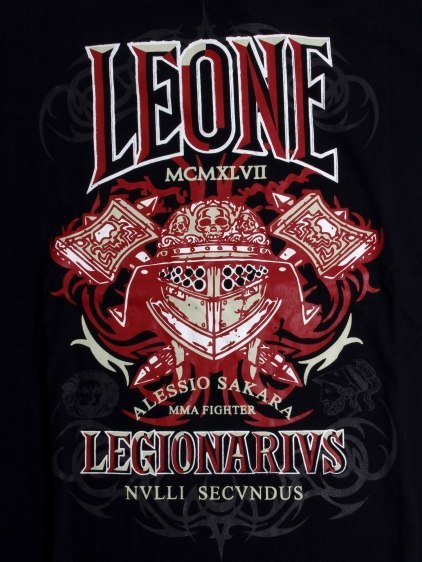 T-shirt męski LEONE LEGIO04 czarny "XL"
