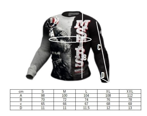 Koszulka treningowa długi rękaw MFC DARK SIDE "WARRIOR"