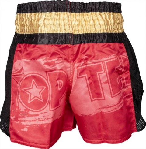 Spodenki do kickboxingu „Power Ink" czerwono-złote M
