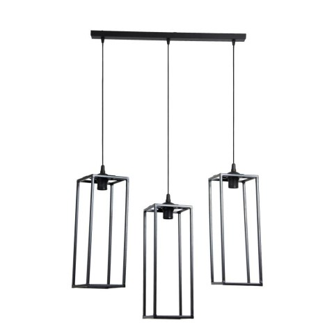 Lampy geometryczne loft czarne 40 cm Wykonana z metalu, nowoczesny design gwint E27, zasilanie 230V