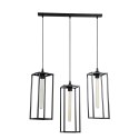 Lampy geometryczne loft czarne 40 cm Wykonana z metalu, nowoczesny design gwint E27, zasilanie 230V