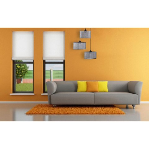 Potrójna lampa wisząca Grigio Lampa sufitowa składająca się z trzech lamp wiszących z abażurami. Wysokość max. 115 cm, średnica 