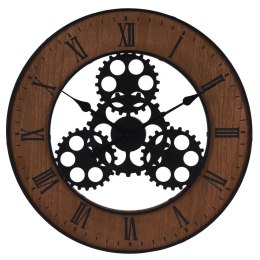 Zegar ścienny koła zębate 57 cm Zegar z wizerunkiem kół zębatych utrzymany w designerskim klimacie pasujących do wnętrz w stylu 