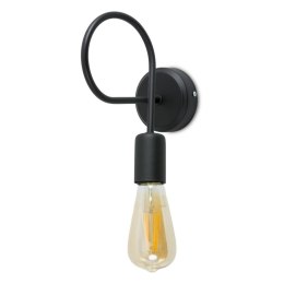 Lampa wisząca Pig Tail czarna nowoczesna Wykonana z metalu, stylowa i uniwersalna lampka sufitowa w kolorze czarnym na jedno źró
