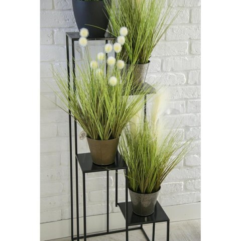 Nowoczesny kwietnik stojak czarny 110 cm Wykonany z metalu, prosty i stylowy stojak czarny na kwiaty i rośliny w stylu industria