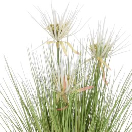 Trawa sztuczna kwitnąca w donicy wzór 1 Kwiat sztuczny w donicy w formie kwitnącej trawy do dekoracji wnętrz, balkonów, tarasów 