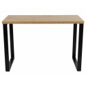 Biurko industrialne 120x60 cm blat MDF Wykonany z metalu i solidnej płyty laminowanej, nowoczesne i stylowe biurko w stylu Loft