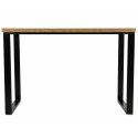 Biurko industrialne 120x60 cm blat MDF Wykonany z metalu i solidnej płyty laminowanej, nowoczesne i stylowe biurko w stylu Loft