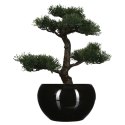 Drzewko bonsai w czarnej doniczce 36 cmWykonane z wytrzymałego tworzywa, ceramiczna donica, realistycznie i szczegółowo odwzorow