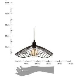 Lampa wisząca Galt 34 cm Wykonana z metalu w kolorze czarnym, długość przewodu 88 cm, minimalistyczny i elegancki design