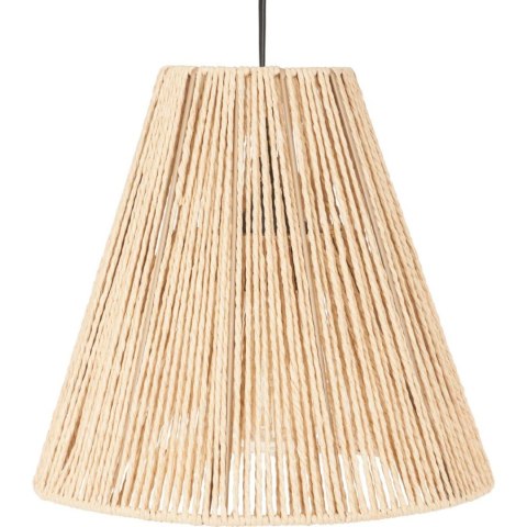 Lampa wisząca Giada 30 cm Druciany klosz owinięty papierowym materiałem, długość przewodu 95 cm, minimalistyczny i elegancki des