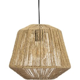 Lampa wisząca Jily 29 cm Druciany klosz owinięty papierowym materiałem, długość przewodu 100 cm, minimalistyczny i elegancki des
