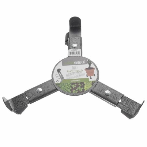 Stojak na kwiaty metalowy na kółkach Podstawka pod donicę, wózek do kwiatów o regulowanej średnicy, wyposażona w kółka do przemi