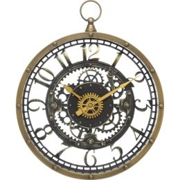 Zegar ścienny Meca 27 cm Wykonany z wysokiej jakości tworzywa, cichy mechanizm, idealny do wnętrz urządzonych w stylu loft