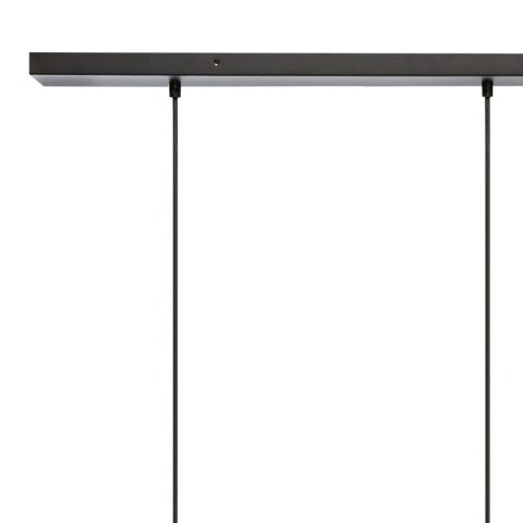 Lampa wisząca Ays 80 cm Wykonana z metalu, drewniane oprawki, długość przewodu 100 cm, minimalistyczny i elegancki design