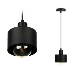 Lampa wisząca BerlinStil 12 cm czarnaModna sufitowa lampa w kolorze czarnym, w stylu loft industrialnym 12 cm