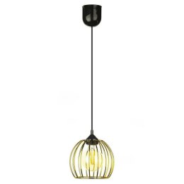 Lampa wisząca New York Bubble 16cm złota Nowoczesna lampa wisząca o kształcie kuli w kolorze złotym, styl glamour 16 cm