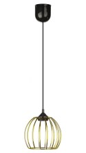 Lampa wisząca New York Bubble 16cm złota Nowoczesna lampa wisząca o kształcie kuli w kolorze złotym, styl glamour 16 cm