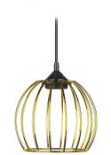 Lampa wisząca New York Bubble 16cm złota Nowoczesna lampa wisząca o kształcie kuli w kolorze złotym, styl glamour 16 cm