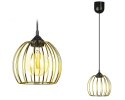 Lampa wisząca New York Bubble 16cm złota Nowoczesna lampa wisząca o kształcie kuli w kolorze złotym, styl glamour 16 cm