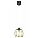 Lampa wisząca New York Bubble 16cm złota Nowoczesna lampa wisząca o kształcie kuli w kolorze złotym, styl glamour 16 cm