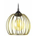 Lampa wisząca New York Bubble 16cm złota Nowoczesna lampa wisząca o kształcie kuli w kolorze złotym, styl glamour 16 cm