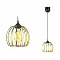 Lampa wisząca New York Bubble 16cm złota Nowoczesna lampa wisząca o kształcie kuli w kolorze złotym, styl glamour 16 cm