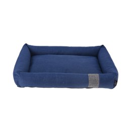 Prostokątne legowisko dla psa - granat Prostokątna, miękka poduszka w formie legowiska dla psa lub kota o wymiarach: 55 x 41 x 1