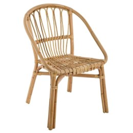 Rattanowe krzesło Frances Stabilna i wytrzymała konstrukcja, wygodnie siedzisko, idealne jako wyposażenie salonu lub krzesło do 