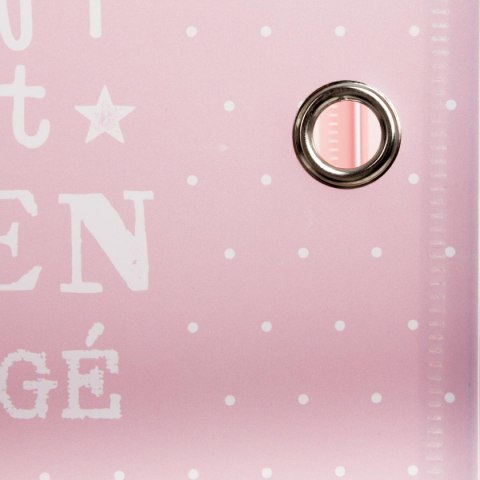 Szafka Castle do pokoju dziecka różowa Złożona z 7 kwadratowych bloczków ułożonych w kształt zamku, fronty ozdobione dekoracyjny