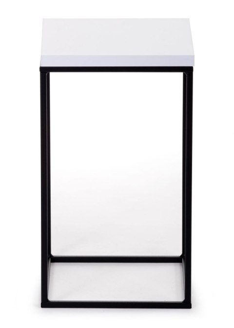 Kwietnik stojący 40 cm BasicLoft białyWykonany z metalu oraz z płyty MDF w kolorze białym, praktyczny i elegancki stojak na kwia